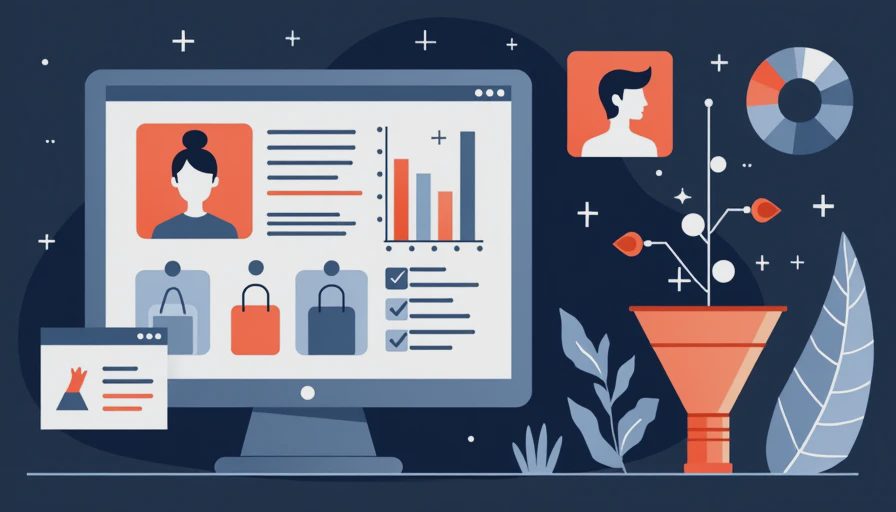 Visual context for lead generation website