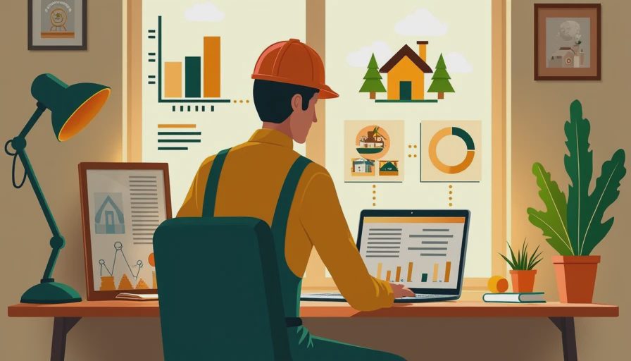 Illustration for home remodeler lead generation