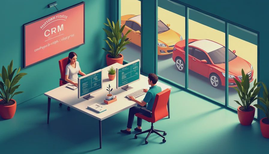 Visual context for automotive crm